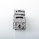 Rekavape Harpy Coffin Style DNA60C 60W Boro Mod - Silver Black, 1~60W, 1 x 18650, Compatible with Boro Tank, Evolv DNA60C Chip