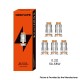 [Ships from Bonded Warehouse] Authentic GeekVape B Coil Boost Version for Obelisk 65 Kit, H45 Classic Kit - B 0.2ohm (3 PCS)