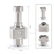 SXK BY-KA Style RBA Bridge for Billet / BB / Boro Box Mod - Silver, 316 Stainless Steel, 1.0, 1.2, 1.4, 1.7, 2.5, 3.0mm