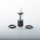 YFTK Dvarw 16 FL Style RTA Atomizer Full Kit - Black, 3ml, 3 x 0.8mm, 0.8mm, 1.0mm, 2 x 0.8mm, 2 x 1.0mm, 2 x 1.2mm, 16mm Dia