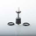 YFTK Dvarw 16 FL Style RTA Atomizer Full Kit - Black, 3ml, 3 x 0.8mm, 0.8mm, 1.0mm, 2 x 0.8mm, 2 x 1.0mm, 2 x 1.2mm, 16mm Dia