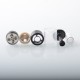 YFTK Dvarw 16 FL Style RTA Atomizer Full Kit - Black, 3ml, 3 x 0.8mm, 0.8mm, 1.0mm, 2 x 0.8mm, 2 x 1.0mm, 2 x 1.2mm, 16mm Dia