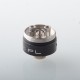 YFTK Dvarw 16 FL Style RTA Atomizer Full Kit - Black, 3ml, 3 x 0.8mm, 0.8mm, 1.0mm, 2 x 0.8mm, 2 x 1.0mm, 2 x 1.2mm, 16mm Dia
