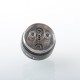 YFTK Dvarw 16 FL Style RTA Atomizer Full Kit - Black, 3ml, 3 x 0.8mm, 0.8mm, 1.0mm, 2 x 0.8mm, 2 x 1.0mm, 2 x 1.2mm, 16mm Dia
