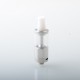 YFTK Dvarw 16 FL Style RTA Atomizer Full Kit - Silver, 3ml, 3 x 0.8mm, 0.8mm, 1.0mm, 2 x 0.8mm, 2 x 1.0mm, 2 x 1.2mm, 16mm Dia