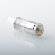 YFTK Dvarw 16 FL Style RTA Atomizer Full Kit - Silver, 3ml, 3 x 0.8mm, 0.8mm, 1.0mm, 2 x 0.8mm, 2 x 1.0mm, 2 x 1.2mm, 16mm Dia