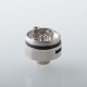 YFTK Dvarw 16 FL Style RTA Atomizer Full Kit - Silver, 3ml, 3 x 0.8mm, 0.8mm, 1.0mm, 2 x 0.8mm, 2 x 1.0mm, 2 x 1.2mm, 16mm Dia