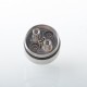 YFTK Dvarw 16 FL Style RTA Atomizer Full Kit - Silver, 3ml, 3 x 0.8mm, 0.8mm, 1.0mm, 2 x 0.8mm, 2 x 1.0mm, 2 x 1.2mm, 16mm Dia