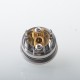 YFTK Monarchy J3S Style DL RTA Rebuildable Tank Atomizer - Silver, 316 Stainless Steel + PCTG, 2.5ml, 22mm Diameter