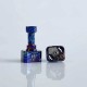 Rekavape BY-KA Style RBA Bridge Full Set for Billet / BB / Boro Box Mod - Blueing, Titanium Alloy, 1.0, 1.2, 1.4, 1.7, 3.0mm