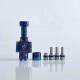 Rekavape BY-KA Style RBA Bridge Full Set for Billet / BB / Boro Box Mod - Blueing, Titanium Alloy, 1.0, 1.2, 1.4, 1.7, 3.0mm
