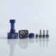 Rekavape BY-KA Style RBA Bridge Full Set for Billet / BB / Boro Box Mod - Blueing, Titanium Alloy, 1.0, 1.2, 1.4, 1.7, 3.0mm