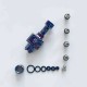 Rekavape BY-KA Style RBA Bridge Full Set for Billet / BB / Boro Box Mod - Blueing, Titanium Alloy, 1.0, 1.2, 1.4, 1.7, 3.0mm