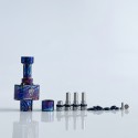 Rekavape BY-KA Style RBA Bridge Full Set for Billet / BB / Boro Box Mod - Blueing, Titanium Alloy, 1.0, 1.2, 1.4, 1.7, 3.0mm