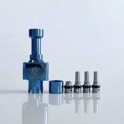 Rekavape BY-KA Style RBA Bridge Full Set for Billet / BB / Boro Box Mod - Blue, Titanium Alloy, 1.0, 1.2, 1.4, 1.7, 3.0mm