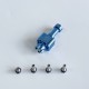 Rekavape BY-KA Style RBA Bridge Full Set for Billet / BB / Boro Box Mod - Blue, Titanium Alloy, 1.0, 1.2, 1.4, 1.7, 3.0mm