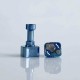 Rekavape BY-KA Style RBA Bridge Full Set for Billet / BB / Boro Box Mod - Blue, Titanium Alloy, 1.0, 1.2, 1.4, 1.7, 3.0mm