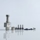 Rekavape BY-KA Style RBA Bridge Full Set for Billet / BB / Boro Box Mod - Silver, Titanium Alloy, 1.0, 1.2, 1.4, 1.7, 3.0mm