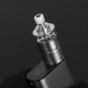 YFTK AFC Kit V2 for Flash e-Vapor V4.5S+ / V4.5 Style RTA - Silver, 1 x DL Ring + 1 x MTL Ring + 1 x Intake Cover