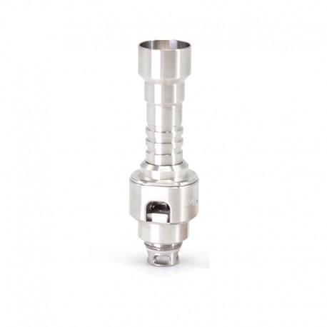 SXK Kontrl MKRII Style RBA Tank Full Kit for Boro / Billet / DotAIO V1 / V2 - Silver, 1.2, 1.5, 2.0, 2.5, 3.0, 3.5, 4.0mm