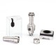 SXK Kontrl MKRII Style RBA Tank Full Kit for Boro / Billet / DotAIO V1 / V2 - Silver, 1.2, 1.5, 2.0, 2.5, 3.0, 3.5, 4.0mm