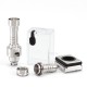 SXK Kontrl MKRII Style RBA Tank Full Kit for Boro / Billet / DotAIO V1 / V2 - Silver, 1.2, 1.5, 2.0, 2.5, 3.0, 3.5, 4.0mm
