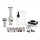 SXK Kontrl MKRII Style RBA Tank Full Kit for Boro / Billet / DotAIO V1 / V2 - Silver, 1.2, 1.5, 2.0, 2.5, 3.0, 3.5, 4.0mm