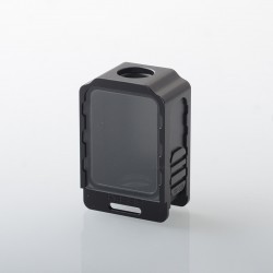 Kooroo Style Style Boro Tank for SXK BB / Billet / Boro Box Mod Kit - Full Black, Aluminum