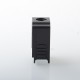 Kooroo Style Style Boro Tank for SXK BB / Billet / Boro Box Mod Kit - Full Black, Aluminum