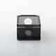 Kooroo Style Style Boro Tank for SXK BB / Billet / Boro Box Mod Kit - Full Black, Aluminum