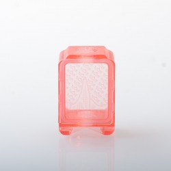 Monarchy Crown'Bo Style Boro Tank for SXK BB / Billet AIO Box Mod Kit - Translucent Red, PC