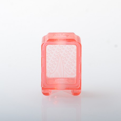 Monarchy Crown'Bo Style Boro Tank for SXK BB / Billet AIO Box Mod Kit - Translucent Red, PC