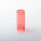 Monarchy Crown'Bo Style Boro Tank for SXK BB / Billet AIO Box Mod Kit - Translucent Red, PC