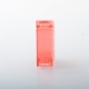 Monarchy Crown'Bo Style Boro Tank for SXK BB / Billet AIO Box Mod Kit - Translucent Red, PC