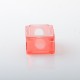 Monarchy Crown'Bo Style Boro Tank for SXK BB / Billet AIO Box Mod Kit - Translucent Red, PC