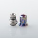 Rekavape Mission XV ARC Style Boro BB Drip Tip Set for BB / Billet Boro Mod - Rainbow Splatter, Titanium + Stainless Steel