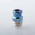 Rekavape Mission XV KB2 Style Integrated Drip Tip + Fire Button Set for dotMod dotAIO V2 Pod - Ebtropic, Titanium + SS