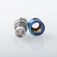 Rekavape Mission XV KB2 Style Integrated Drip Tip + Fire Button Set for dotMod dotAIO V2 Pod - Ebtropic, Titanium + SS