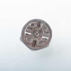 YFTK Replacement Base Deck V2 for Ambition Mods Bishop MTL RTA Atomizer 2.0ml / 4.0ml - Silver
