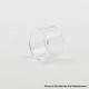 YFTK Replacement Glass Tank Tube for Slick Taifun GX Style RDTA - Transparent, 4.0ml