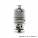 YFTK Slick Taifun GX Style RDTA Rebuildable Dripping Tank Atomizer - Silver, 316SS + Glass, 4.0ml, 23mm Diameter
