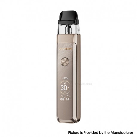 [Ships from Bonded Warehouse] Authentic Vaporesso XROS PRO 2 30W Pod System Kit - Glittering Gold, 2000mAh, 3ml, 0.4ohm / 0.6ohm