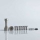 Rekavape Kontrl MKRII Style RBA for Boro / Billet / DotAIO V1 / V2 - Silver, Titanium, 1.2, 1.5, 2.0, 2.5, 3.0, 3.5, 4.0mm