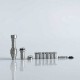 Rekavape Kontrl MKRII Style RBA for Boro / Billet / DotAIO V1 / V2 - Silver, Titanium, 1.2, 1.5, 2.0, 2.5, 3.0, 3.5, 4.0mm
