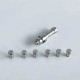 Rekavape Kontrl MKRII Style RBA for Boro / Billet / DotAIO V1 / V2 - Silver, Titanium, 1.2, 1.5, 2.0, 2.5, 3.0, 3.5, 4.0mm