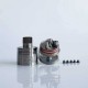 Rekavape Paravozz Terminator Jet'Win GT V8.2.S.ML. Mini Style RDTA - Titanium Alloy, Air Pin 1.0, 1.1, 1.2, 1.3, 1.4, 1.6mm