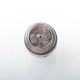 YFTK BY-kA KA V8+ Style MTL RTA Atomizer Standard Set - Silver, 5.1ml, 22mm Diameter