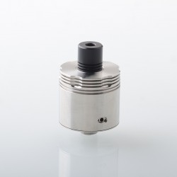 YFTK Four One Five 415 RDA Kaze Style RDL / MTL RDA Atomizer - Silver, BF Pin, Air Pin 0.9mm x 2, 1.0mm x 2, 1.0mm, 1.4mm