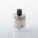 YFTK Four One Five 415 RDA Kaze Style RDL / MTL RDA Atomizer - Silver, BF Pin, Air Pin 0.9mm x 2, 1.0mm x 2, 1.0mm, 1.4mm