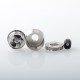 YFTK Four One Five 415 RDA Kaze Style RDL / MTL RDA Atomizer - Silver, BF Pin, Air Pin 0.9mm x 2, 1.0mm x 2, 1.0mm, 1.4mm
